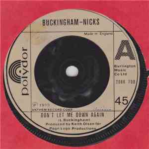 Buckingham-Nicks - Don't Let Me Down Again