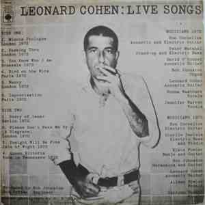 Leonard Cohen - Live Songs
