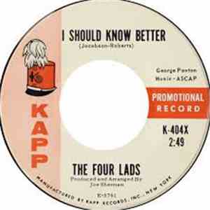 The Four Lads - I Should Know Better / 555 Times