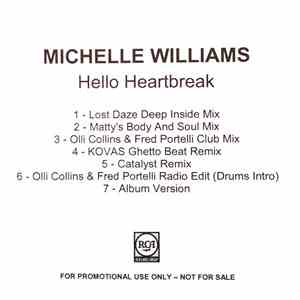 Michelle Williams - Hello Heartbreak Remixes