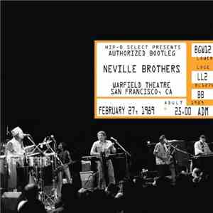 The Neville Brothers - Neville Brothers Authorized Bootleg Warfield Theatre ...