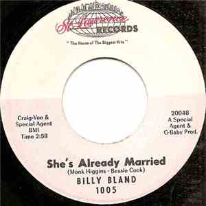 Billy Bland - She's Already Married / My Divorce