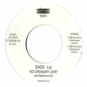 Sade / Trey Lorenz - No Ordinary Love / Someone To Hold