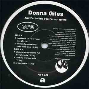 Donna Giles - And I'm Telling You I'm Not Going