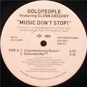 Goldpeople featuring Glenn Gregory - Music Don't Stop!