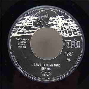 Daybreak  - I Can't Take My Mind Off You / Does Your Mother Know?
