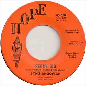 Syng McGowan - Peggy Did / That's What I Want