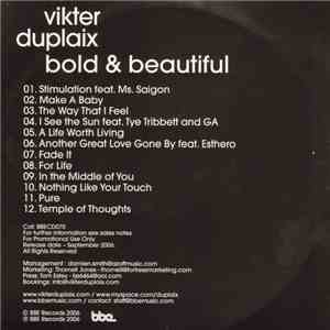 Vikter Duplaix - Bold & Beautiful