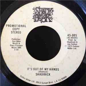 Shadrack - It's Out Of My Hands / I Thought About Our Song