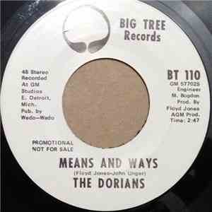 The Dorians - Means And Ways / Help For My Waiting