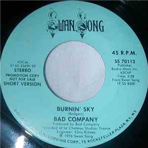 Bad Company  - Burnin' Sky