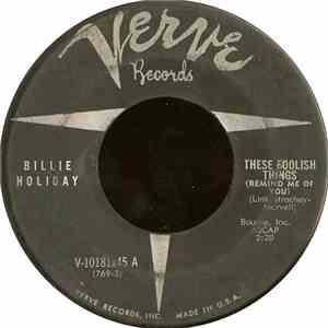 Billie Holiday - These Foolish Things (Remind Me Of You) / Strange Fruit