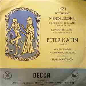 Mendelssohn / Liszt - Peter Katin With The London Philharmonic Orchestra Co ...