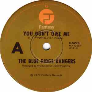 Blue Ridge Rangers - You Don't Owe Me
