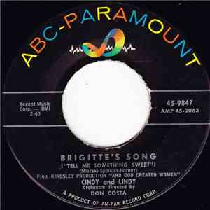 Cindy And Lindy - Brigette's Song 