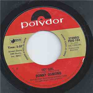 Donny Osmond - Hey Girl / Puppy Love