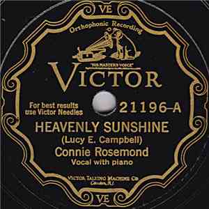 Connie Rosemond - Heavenly Sunshine / Something Within
