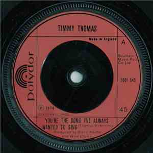 Timmy Thomas - You're The Song I've Always Wanted To Sing