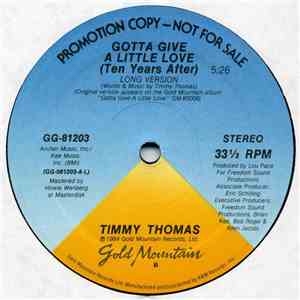 Timmy Thomas - Gotta Give A Little Love (Ten Years After)