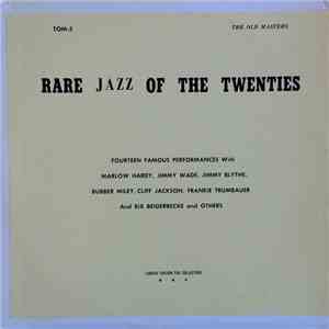 Various - Rare Jazz Of The Twenties