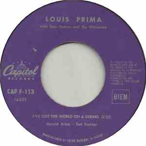 Louis Prima With Sam Butera And The Witnesses - I've Got The World On A Str ...