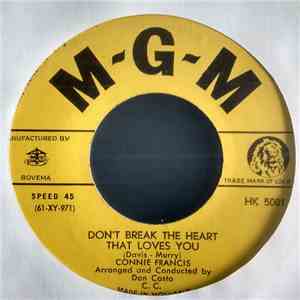Connie Francis - Don't Break The Heart