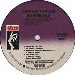 Johnnie Taylor - Raw Blues