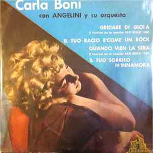 Carla Boni - Con Angelini Y Su Orquesta (X Festival De La Canción - San Rem ...