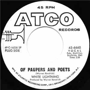 White Lightning  - Of Paupers And Poets / William