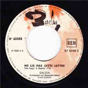 Dalida - Ne Lis Pas Cette Lettre