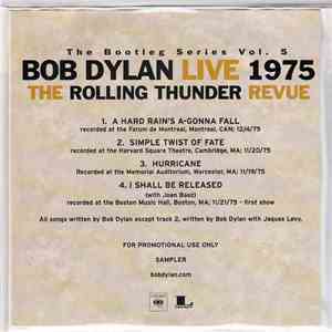 Bob Dylan - The Bootleg Series Vol. 5: Bob Dylan Live 1975 - The Rolling Th ...