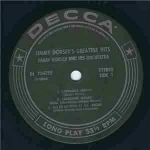 Jimmy Dorsey And His Orchestra - Jimmy Dorsey's Greatest Hits