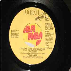 Paul Anka - As Long As We Keep Believing