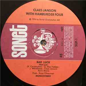 Claes Janson with  Hamburger Four - Bad Luck / Mist Nå't