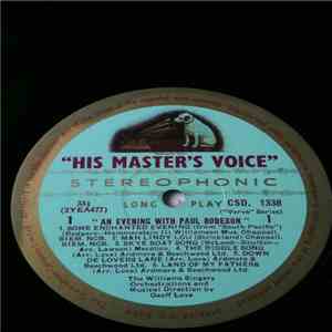 Paul Robeson - An Evening With Paul Robeson