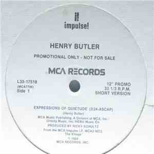 Henry Butler - Expression Of Quietude