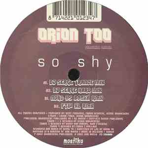 Orion Too Featuring Caitlin - So Shy