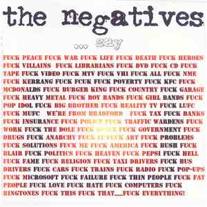 The Negatives  - The Negatives ...Say