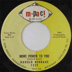 Harold Burrage - More Power To You