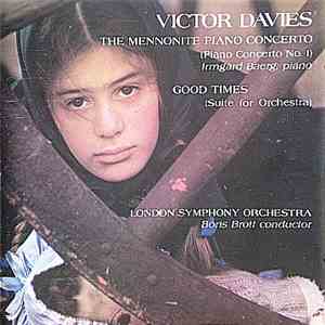Victor Davies , London Symphony Orchestra, Boris Brott - The Mennonite Pian ...