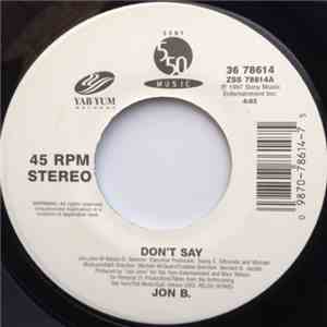 Jon B - Don't Say / Let U Shine
