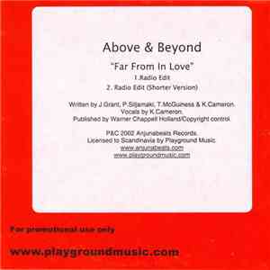 Above & Beyond - Far From In Love