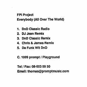 FPI Project - Everybody (All Over The World)