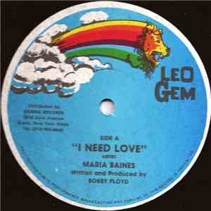 Maria Baines - I Need Love