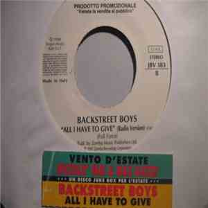 Niccolò Fabi & Max Gazzè / Backstreet Boys - Vento D'Estate / All I Have To ...
