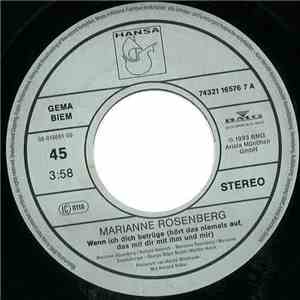 Marianne Rosenberg - Wenn Ich Dich Betrüge