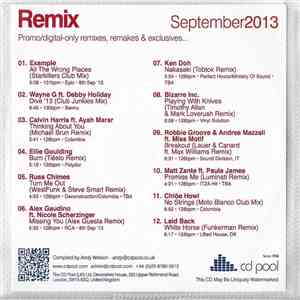 Various - CD Pool Remix September 2013