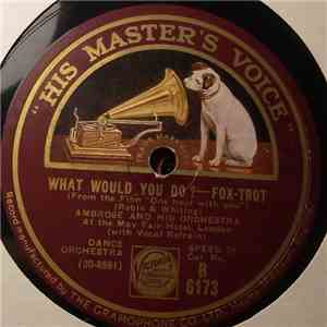 Ambrose And His Orchestra - What Would You Do? / One Hour With You