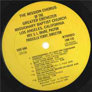 The Mission Chorus Of The Greater Ebenezer Missionary Baptist Church Los An ...