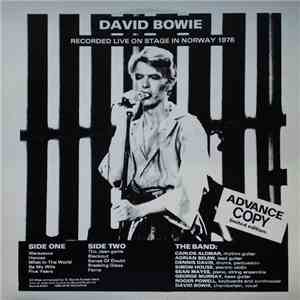 David Bowie - Recorded Live On Stage In Norway 1978